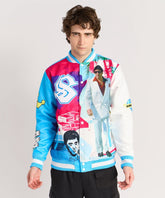 Scarface Retro Varsity Jacket - Blue